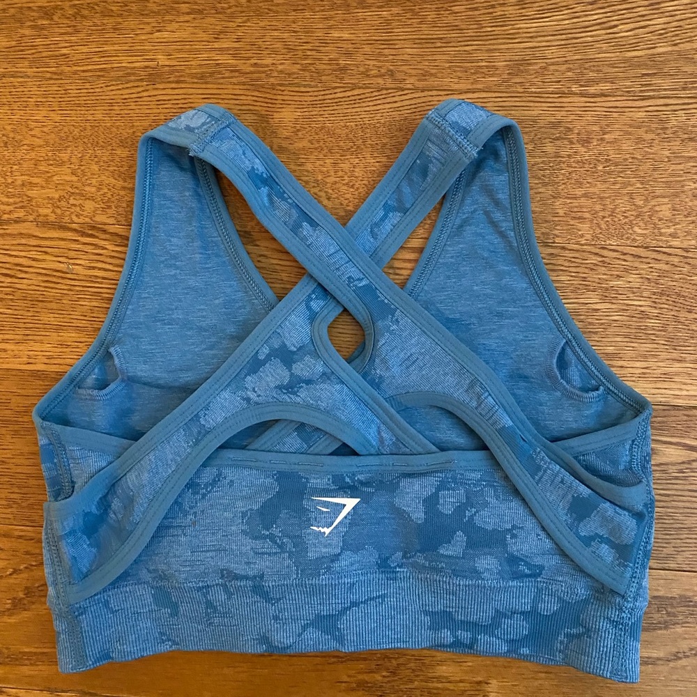 Adapt Camo Seamless Sports Bra from Gymshark